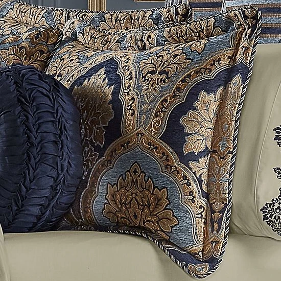 Five Queens Court Bristol Indigo Comforter Set With Shams 3 Five Queens Court Bristol Indigo Comforter Set With Shams - Image 2
