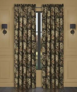 Five Queens Court Stefania 84" Set Of 2 Window Curtain Panels