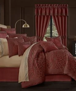 Five Queens Court Chianti 84" Set Of 2 Window Curtain Panels -J. Queen New York shop unnamed file 1033