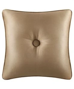 Five Queens Court Colonial Button Throw Pillow