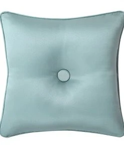 Five Queens Court Faith Button Throw Pillow