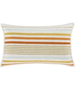 Five Queens Court Rebecca Coral Quilted Boudoir Decorative Throw Pillow