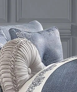 Five Queens Court Rachel 18" Square Embellished Decorative Throw Pillow -J. Queen New York shop unnamed file 1145