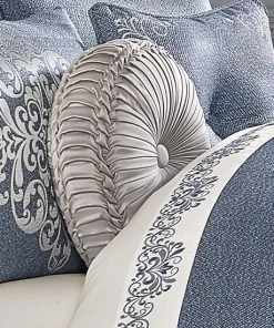 Five Queens Court Rachel Tufted Round Decorative Throw Pillow -J. Queen New York shop unnamed file 1148