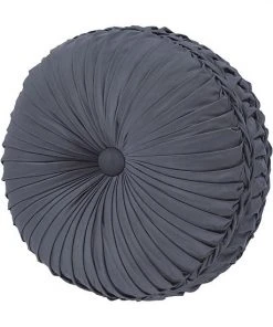 Five Queens Court Danielle Tufted Round Decorative Throw Pillow