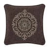 Five Queens Court Monaco 18" Square Decorative Throw Pillow