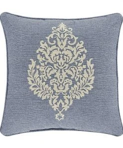 Five Queens Court Augusta 20" Square Decorative Throw Pillow