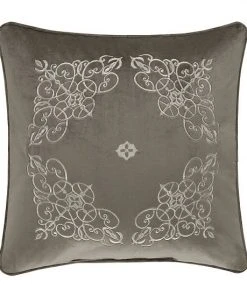 Five Queens Court Camilla 18" Square Decorative Throw Pillow