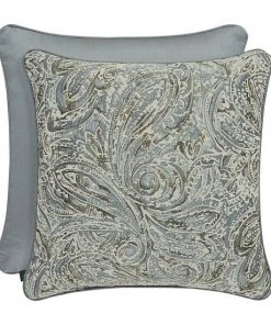 Five Queens Court Garrison Spa 20" Square Decorative Throw Pillow