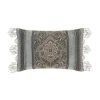 Five Queens Court Paulina Stone Boudoir Decorative Throw Pillow