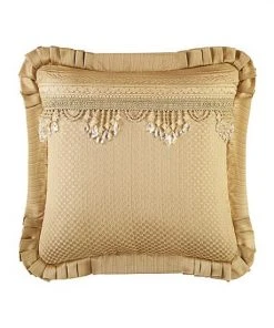 Five Queens Court Nottingham 20" Square Decorative Throw Pillow