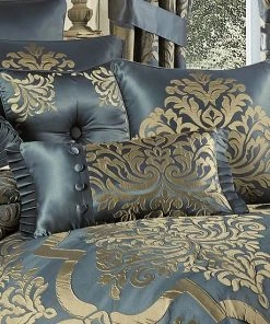 Five Queens Court Carla Azure Boudoir Decorative Throw Pillow -J. Queen New York shop unnamed file 1251