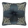 Five Queens Court Carla Azure 18" Square Decorative Throw Pillow -J. Queen New York shop unnamed file 1257