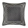 Five Queens Court Darwin Charcoal 20" Square Decorative Throw Pillow -J. Queen New York shop unnamed file 1263