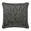 Five Queens Court Darwin Charcoal 18" Square Decorative Throw Pillow -J. Queen New York shop unnamed file 1267