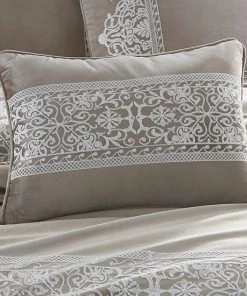 Five Queens Court Othello Linen Boudoir Decorative Throw Pillow -J. Queen New York shop unnamed file 1276