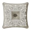 Five Queens Court Othello Linen 18" Square Decorative Throw Pillow