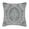 Five Queens Court Nadine Blue 18" Square Decorative Throw Pillow -J. Queen New York shop unnamed file 1288