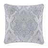 Five Queens Court Icy Bay Powder Blue 20" Square Decorative Throw Pillow -J. Queen New York shop unnamed file 1307