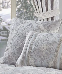 Five Queens Court Icy Bay Powder Blue 20" Square Decorative Throw Pillow -J. Queen New York shop unnamed file 1308