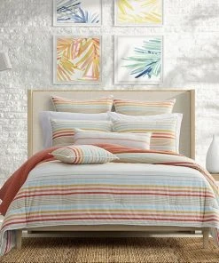 Five Queens Court Rebecca Surf Comforter Set With Shams Orange