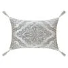 Five Queens Court Tammy Silver Boudoir Decorative Throw Pillow -J. Queen New York shop unnamed file 1313
