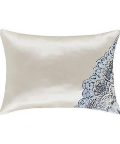 Five Queens Court Alexa Cream Boudoir Decorative Throw Pillow