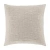 Five Queens Court Sheldon Ecru 20" Square Decorative Throw Pillow -J. Queen New York shop unnamed file 1333