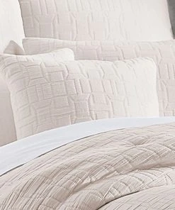 Five Queens Court Sheldon Ecru 20" Square Decorative Throw Pillow -J. Queen New York shop unnamed file 1334