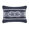 Five Queens Court Shelburne Indigo Boudoir Decorative Throw Pillow -J. Queen New York shop unnamed file 1342
