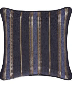 Five Queens Court Woodstock Indigo 20" Square Decorative Throw Pillow -J. Queen New York shop unnamed file 1397