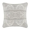 Five Queens Court Maryanne Beige 18" Square Decorative Throw Pillow -J. Queen New York shop unnamed file 1424