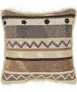 Five Queens Court Tatum Linen 18" Square Decorative Throw Pillow