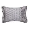 Five Queens Court Lafayette Silver Boudoir Decorative Throw Pillow -J. Queen New York shop unnamed file 1462