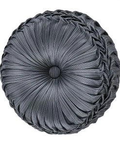 Five Queens Court Leah Tufted Round Throw Pillow