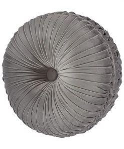 Five Queens Court Belford Tufted Round Throw Pillow
