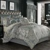 Five Queens Court Nadine Blue 4-piece Comforter Set