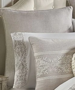 Five Queens Court Maryanne Beige Euro Sham -J. Queen New York shop unnamed file 1616