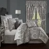 Five Queens Court Silverstone Silver Comforter Set With Shams -J. Queen New York shop unnamed file 1617