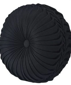 Five Queens Court Stefania Tufted Round Throw Pillow