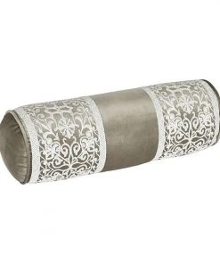 Five Queens Court Othello Linen Neckroll Pillow