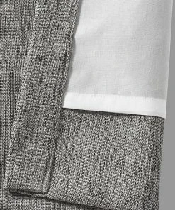 Five Queens Court Genesis Charcoal 2-pack Window Curtains -J. Queen New York shop unnamed file 1670