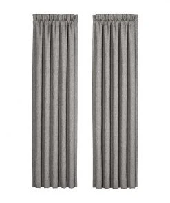 Five Queens Court Genesis Charcoal 2-pack Window Curtains -J. Queen New York shop unnamed file 1671