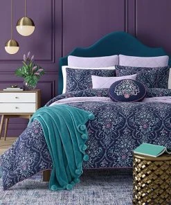 Five Queens Court Kinsley Comforter Set With Shams Blue -J. Queen New York shop unnamed file 1681