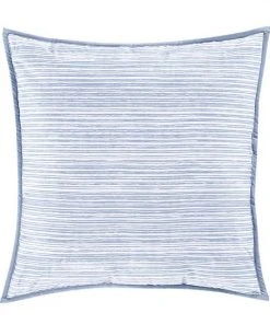 Five Queens Court Finley Powder Blue Square Decorative Throw Pillow