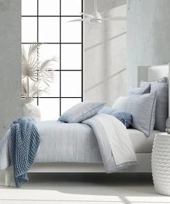 Five Queens Court Finley Powder Blue Duvet Cover