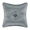 Five Queens Court Nadine Blue 16" Square Decorative Throw Pillow -J. Queen New York shop unnamed file 1708