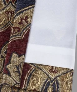 Five Queens Court Middleton Red 2-pack Window Curtain Set -J. Queen New York shop unnamed file 1713