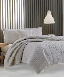 Five Queens Court Bradley Coverlet Or Sham Gray -J. Queen New York shop unnamed file 204