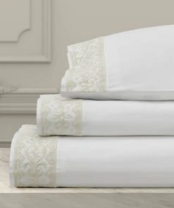 Five Queens Court Makayla Sheet Set Or Pillowcase Set Gold -J. Queen New York shop unnamed file 243